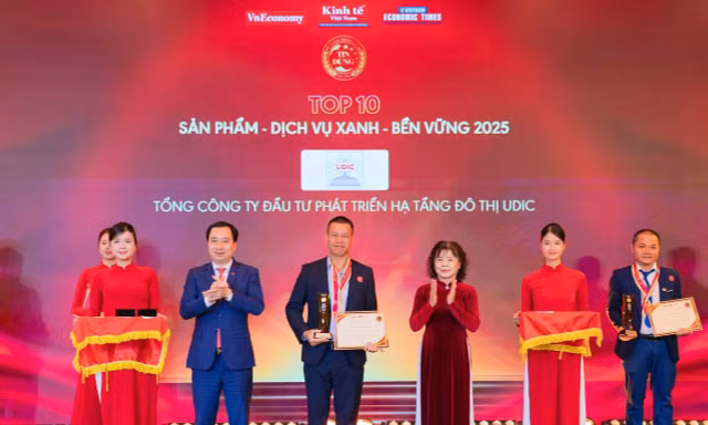 Khẳng định vị thế thương hiệu UDIC với TOP 10 Sản phẩm - Dịch vụ xanh - Bền vững 2025