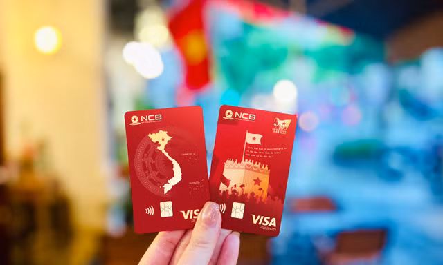 Thẻ Visa của NCB phiên bản giới hạn mang tên 'Tự hào'