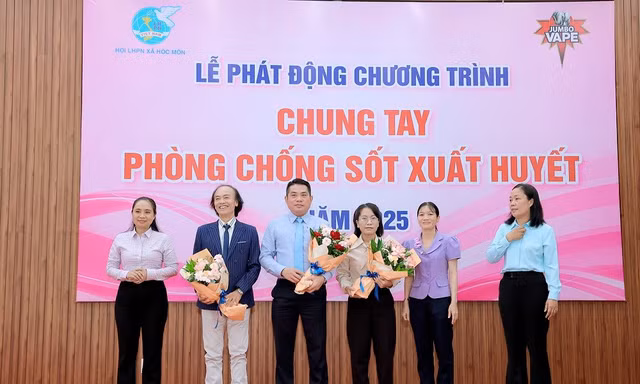 JUMBO VAPE – Khởi động chiến dịch 'Chung tay phòng chống bệnh sốt xuất huyết'