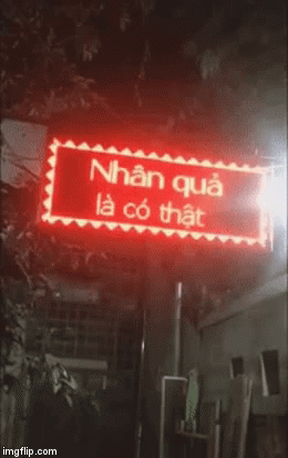 Tấm bảng đèn led về công nghệ chửi thời 4.0.