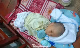 Trẻ sơ sinh bị bỏ rơi ở Lạng Sơn. Ảnh: Duy Chiến.