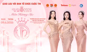Hoa hậu Việt Nam 2024 Hà Trúc Linh sẽ có mặt tại Trường Đại học Khoa học – Đại học Thái Nguyên (TNUS) sáng 9/6/2026