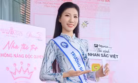 Nữ sinh cao 1m76 của Trường Đại học Khoa học (Đại học Thái Nguyên) nuôi giấc mơ tỏa sáng trên sân khấu sắc đẹp