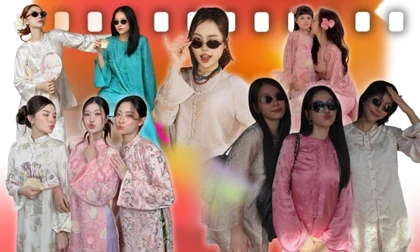 Áo dài kim sa, áo bà ba "thắng thế" trong tủ đồ mỹ nhân Việt dịp Tết Bính Ngọ