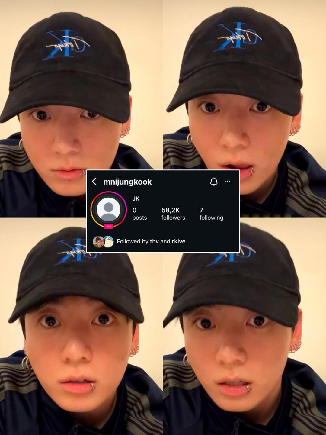 Jungkook mở lại tài khoản Instagram trưa 15/7, lượng người theo dõi tăng theo cấp số nhân. Ảnh: JKVN. 518209559-1282820659869207-4656436847571365642-n.jpg