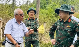 Đi tìm dấu tích mộ tập thể liệt sĩ sau trận đánh Cồn Tiên năm 1967 