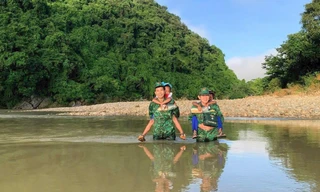 Những hình ảnh xúc động trong ngày khai giảng ở Quảng Trị 