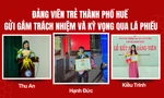 Đảng viên trẻ thành phố Huế gửi gắm trách nhiệm và kỳ vọng qua lá phiếu