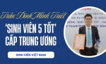 Trần Đình Minh Triết: sinh viên UFLS hai lần đạt danh hiệu ‘Sinh viên 5 tốt’ cấp Trung ương