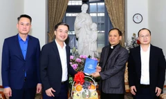 Bí thư Trung ương Đoàn Nguyễn Tường Lâm chúc mừng Giáng sinh thanh niên, đồng bào tôn giáo