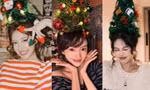 Trào lưu buộc tóc cây thông Noel, tưởng Chương Nhược Nam "đu trend" hóa ra cú lừa