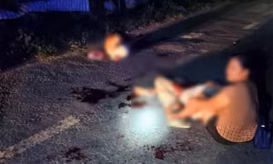 Hiện trường vụ án mạng.