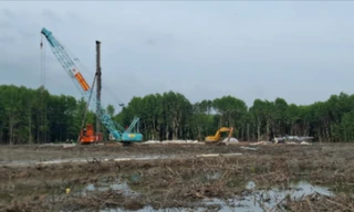 Mặt bằng sạch tuyến cao tốc Cà Mau - Đất Mũi đã đạt 95%