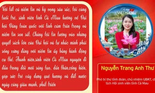 Tuổi trẻ Cà Mau gửi trọn niềm tin và khát vọng cống hiến về Đại hội XIV của Đảng