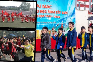 Ngày hội thể thao trường THCS Tây Sơn: Giữa kịch tính đầy ắp khoảnh khắc đáng yêu