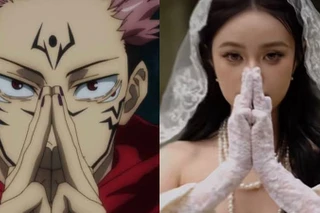 Cặp đôi làm lễ cưới theo phong cách Jujutsu Kaisen, tái hiện cảnh kinh điển