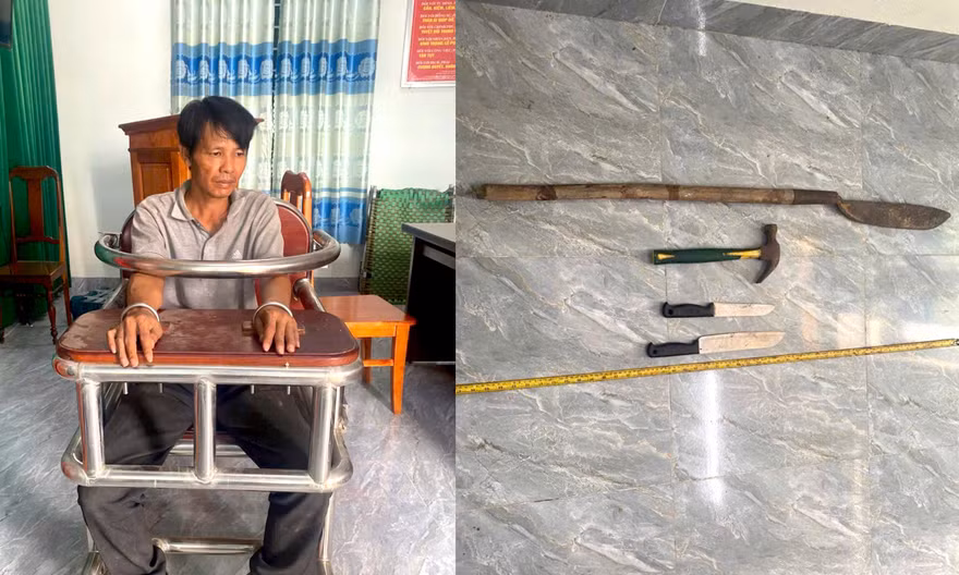 Khống chế đối tượng chém người, đe doạ lực lượng công an