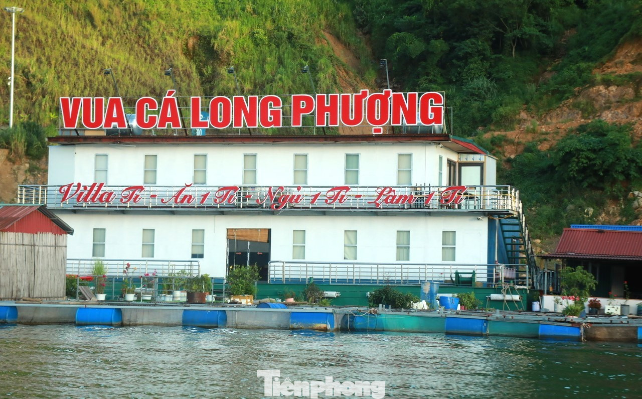 Nhà nổi kinh doanh lưu trú và ăn uống trên hồ Hòa Bình xuất phát từ những hộ dân được cấp phép nuôi cá lồng bè. tp-21.jpg