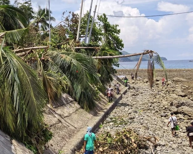Đáy biển cao thêm 2m sau động đất cực mạnh ở Philippines