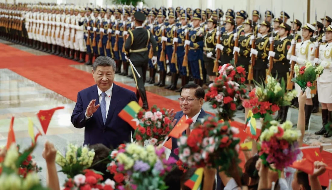 Nhà lãnh đạo Myanmar Min Aung Hlaing thăm Trung Quốc