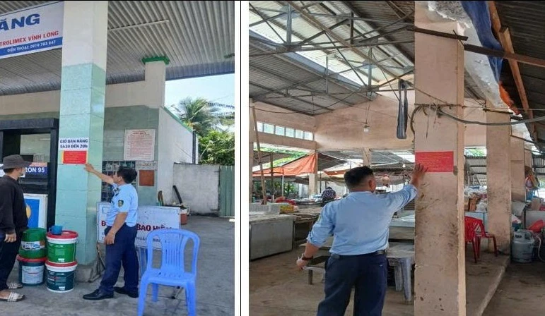 Vĩnh Long xử phạt cây xăng tự ý đóng cửa, ngừng bán hàng
