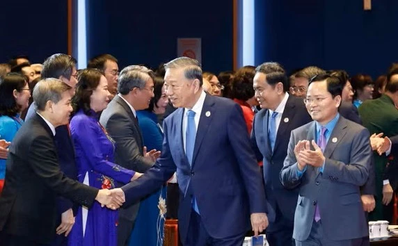 Tổng Bí thư, Chủ tịch nước Tô Lâm dự Đại hội XIV Công đoàn Việt Nam