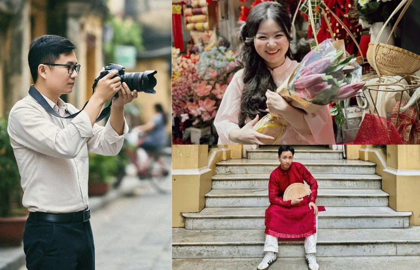 Giới trẻ TP. HCM rủ nhau chụp ảnh Tết sớm, diện áo dài lan tỏa nét đẹp truyền thống Việt