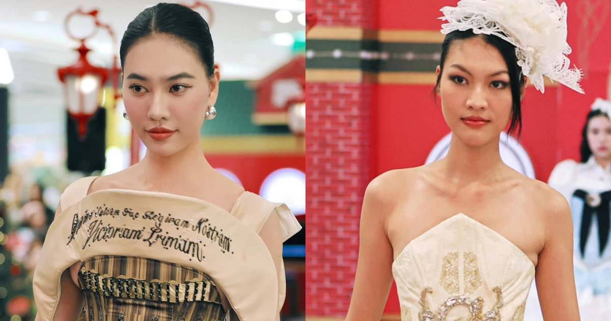 Á hậu Thu Thảo và người mẫu Bảo Ngọc góp mặt trong show thời trang của sinh viên trường ĐH Tôn Đức Thắng