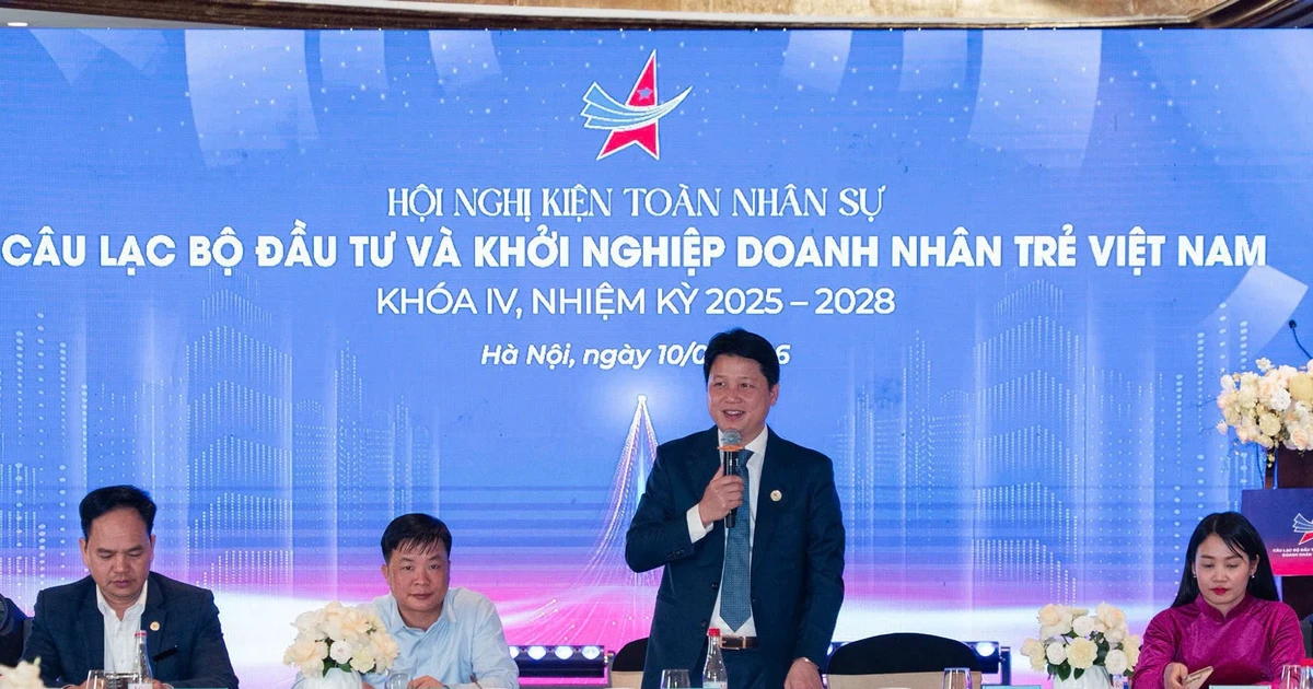 Anh Lê Mạnh Cường được kiện toàn làm Chủ tịch CLB Đầu tư và Khởi nghiệp Doanh nhân trẻ Việt Nam