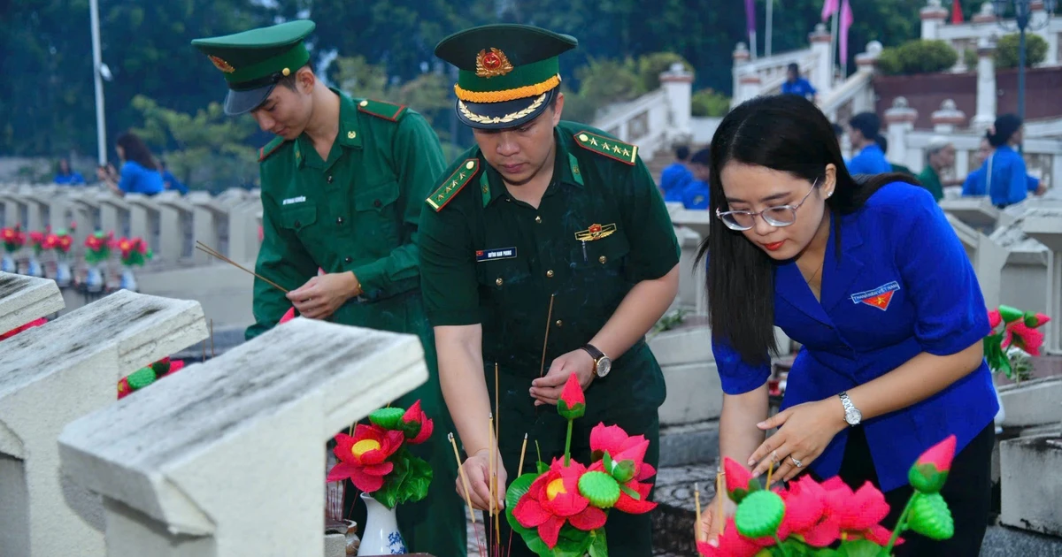 Tuổi trẻ Quân đội thiết thực tri ân các Anh hùng liệt sĩ