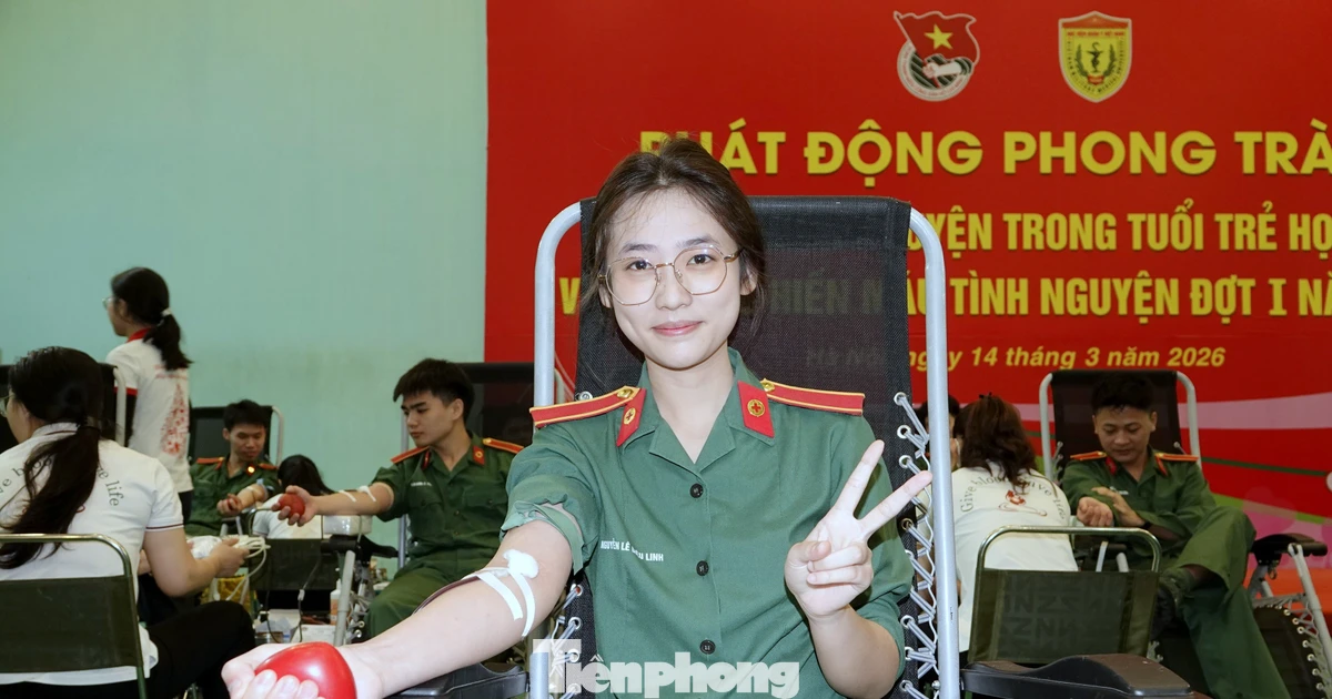 Nghĩa cử cao đẹp của tuổi trẻ Học viện Quân y trong Ngày hội xuân hồng