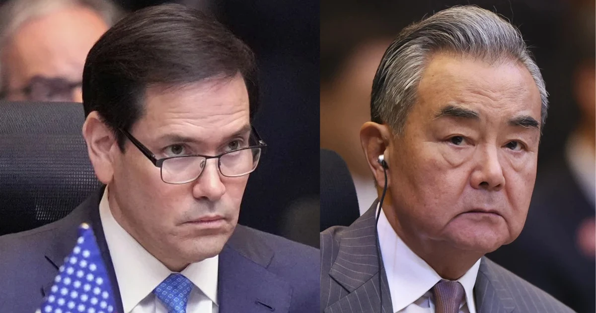 Ngoại trưởng Mỹ Marco Rubio gặp Ngoại trưởng Trung Quốc Vương Nghị