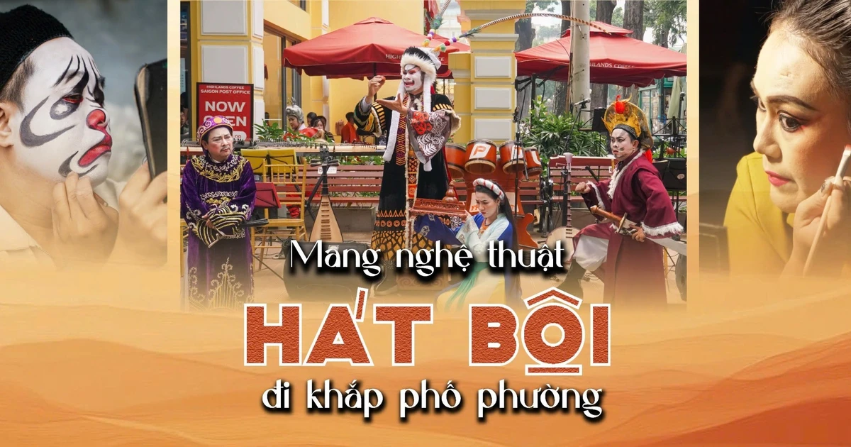 Mang nghệ thuật Hát Bội đi khắp phố phường