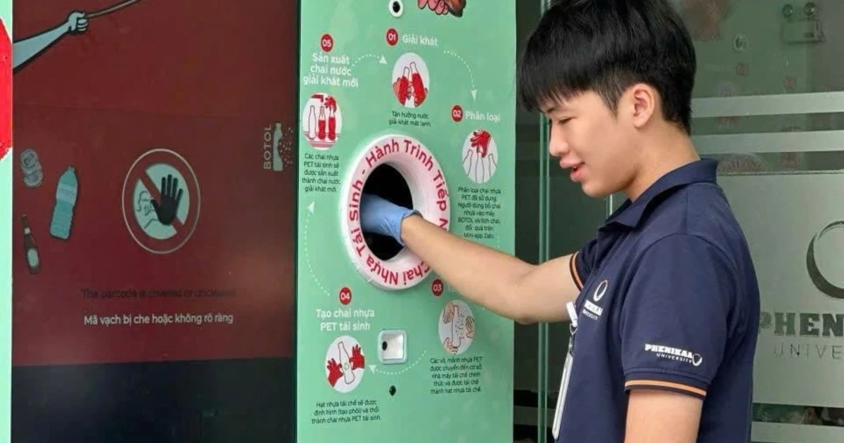 Đại học Phenikaa về nhất chiến dịch “Chai nhựa tái sinh - Hành trình tiếp nối”, nhận giải thưởng 20 triệu đồng