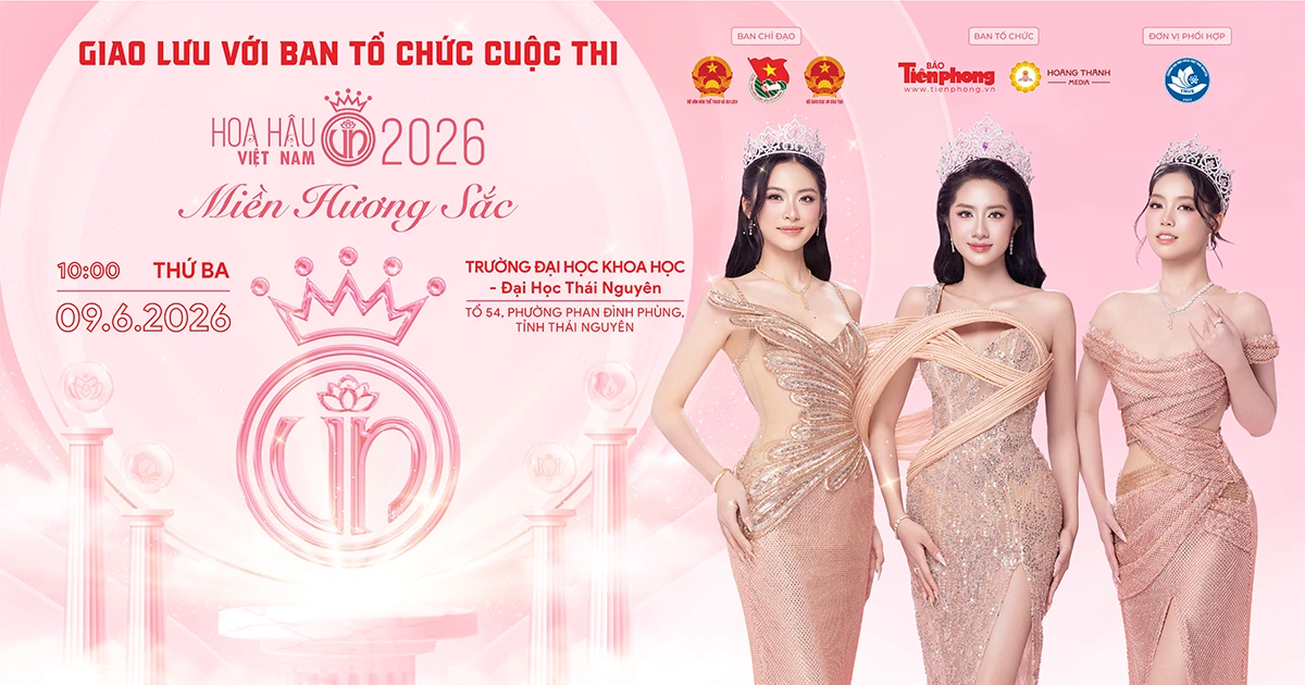 Hoa hậu Việt Nam 2024 Hà Trúc Linh sẽ có mặt tại Trường Đại học Khoa học – Đại học Thái Nguyên (TNUS) sáng 9/6/2026