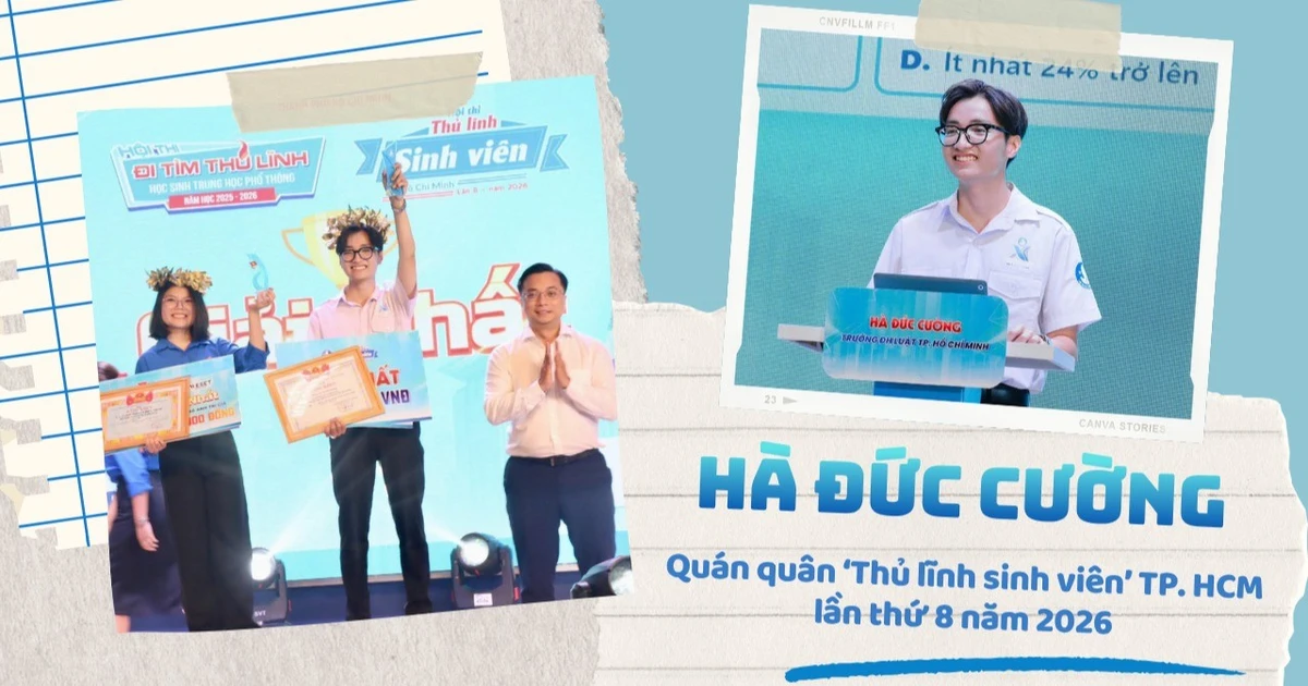 Hà Đức Cường: Hành trình từ đảng viên tuổi 18 đến Quán quân ‘Thủ lĩnh sinh viên’ TP. HCM