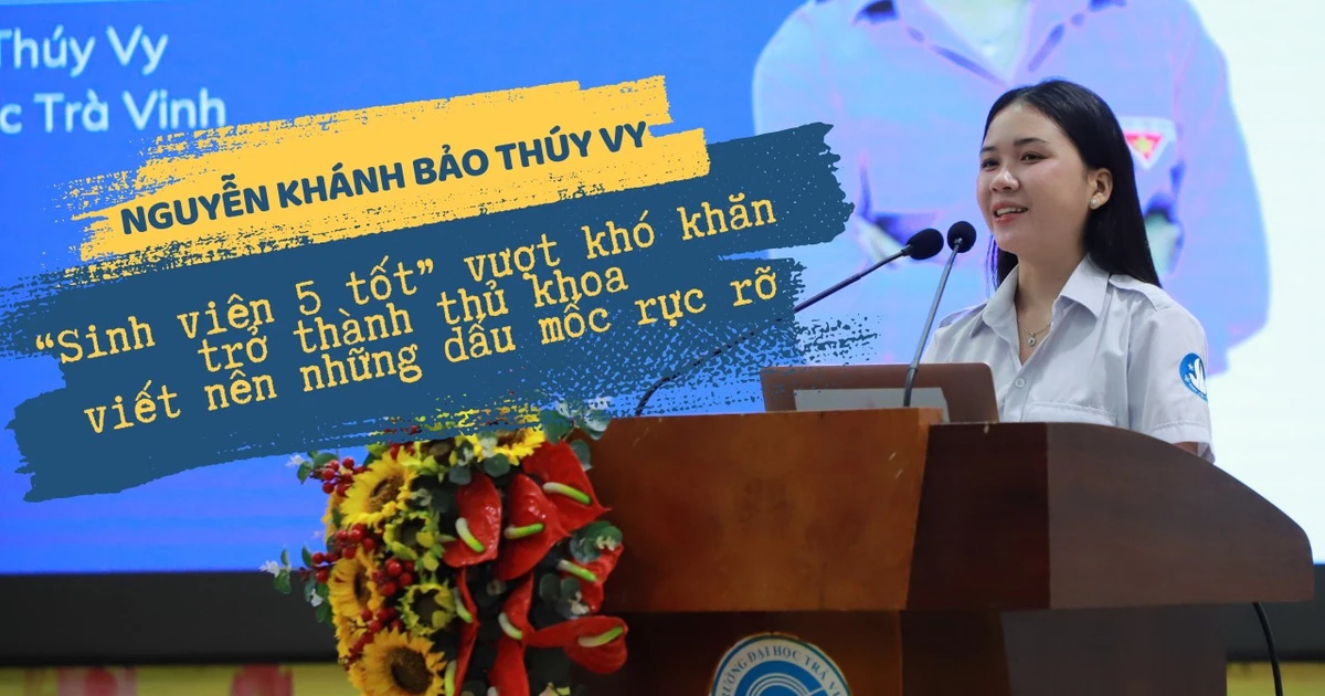 'Sinh viên 5 tốt' vượt khó khăn trở thành thủ khoa, viết nên những dấu mốc rực rỡ