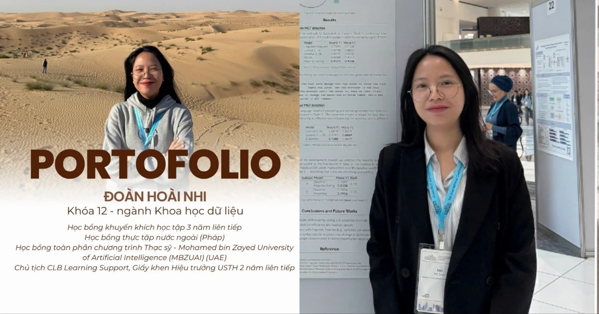 Rẽ hướng sang UAE, nữ sinh USTH giành học bổng toàn phần tại 'đại học AI' đầu tiên trên thế giới