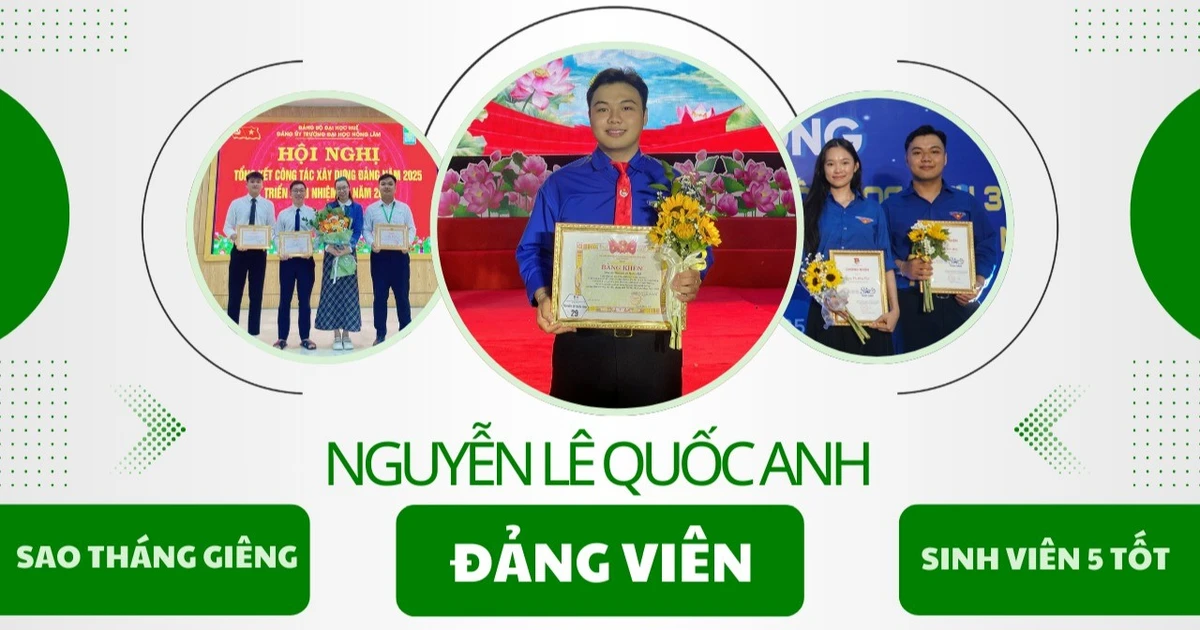 Thủ lĩnh sinh viên ngành Quản lý đất đai với hành trình chinh phục danh hiệu ‘Sao Tháng Giêng’, ‘Sinh viên 5 tốt’