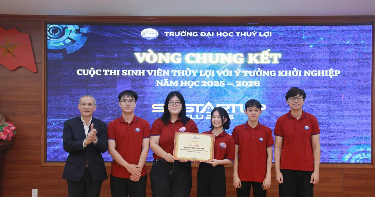 Nhiều ý tưởng AI, công nghệ sinh học bứt phá tại sân chơi khởi nghiệp Thủy lợi
