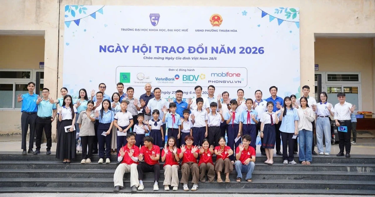 ‘Ngày hội trao đổi năm 2026’: Sinh viên Trường ĐH Khoa học (ĐH Huế) lan tỏa lối sống xanh và tinh thần sẻ chia