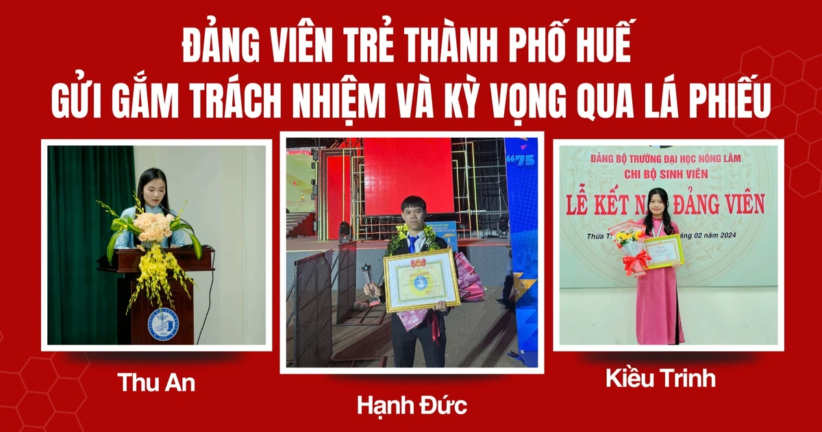 Đảng viên trẻ thành phố Huế gửi gắm trách nhiệm và kỳ vọng qua lá phiếu
