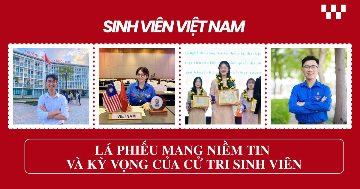 Lá phiếu mang niềm tin và kỳ vọng của cử tri sinh viên