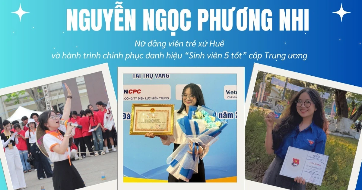 Nữ đảng viên trẻ xứ Huế và hành trình chinh phục danh hiệu ‘Sinh viên 5 tốt’ cấp Trung ương
