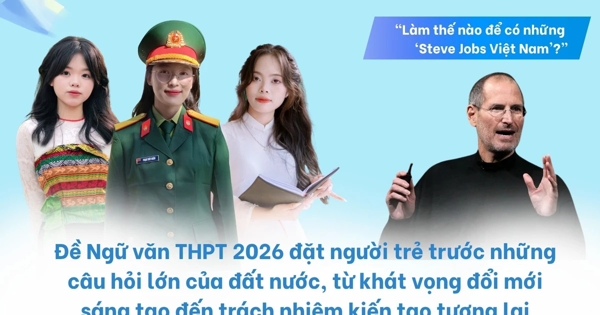 Thủ khoa môn Văn kỳ thi 2025 đánh giá câu hỏi 'Steve Jobs Việt Nam' - tâm điểm đề thi Ngữ văn THPT 2026