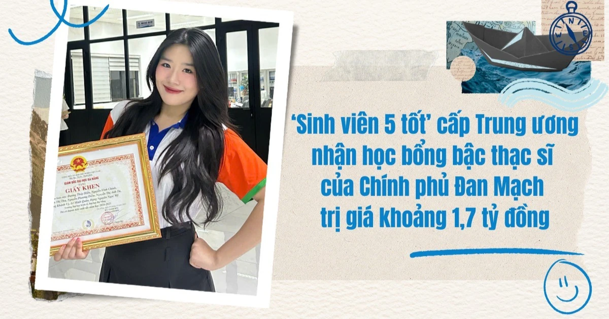 ‘Sinh viên 5 tốt’ cấp Trung ương nhận học bổng bậc thạc sĩ của Chính phủ Đan Mạch trị giá khoảng 1,7 tỷ đồng