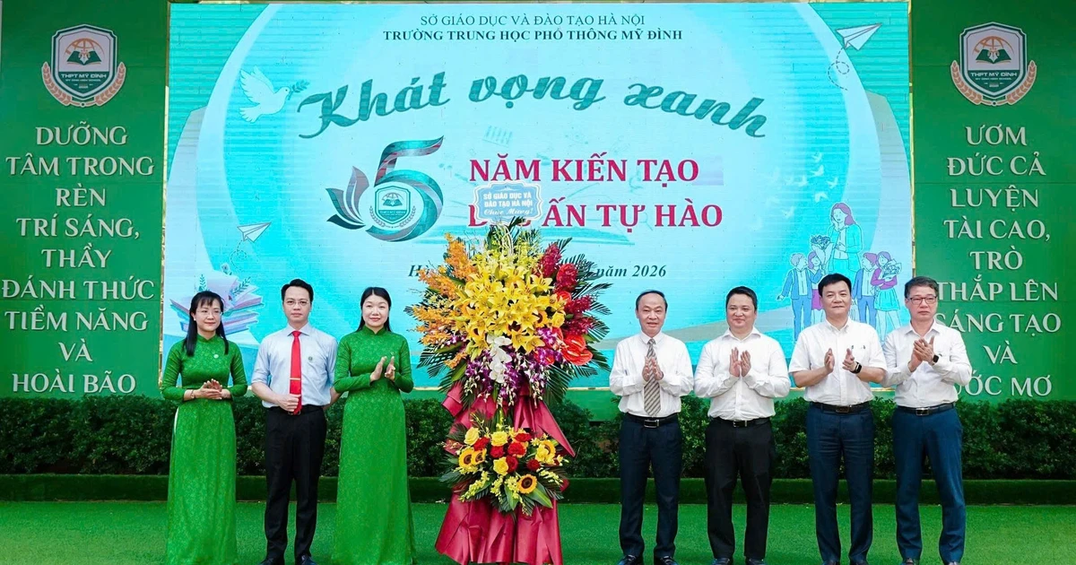 THPT Mỹ Đình sau 5 năm: Mở rộng quy mô và khẳng định chất lượng giáo dục