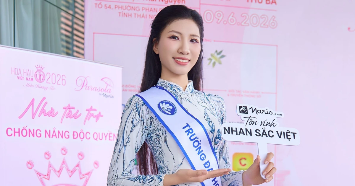 Nữ sinh cao 1m76 của Trường Đại học Khoa học (Đại học Thái Nguyên) nuôi giấc mơ tỏa sáng trên sân khấu sắc đẹp