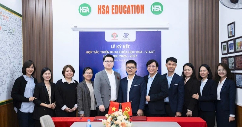 SSSTUDY và HSA Education ký kết hợp tác, mở rộng giải pháp ôn thi đánh giá năng lực cho học sinh