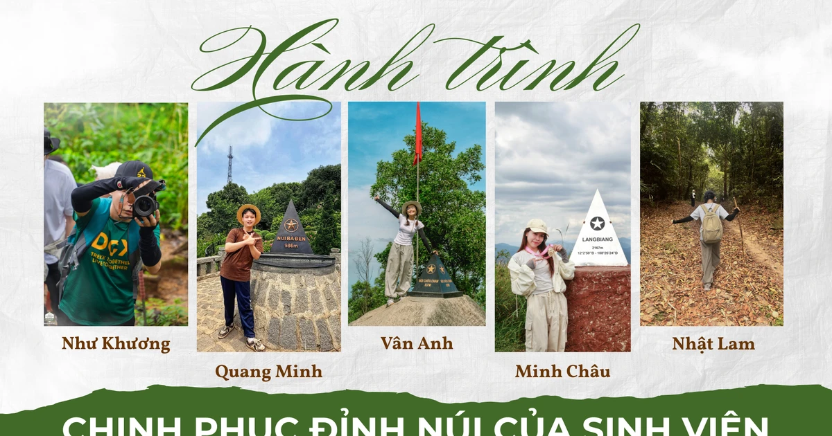 Hành trình chinh phục đỉnh núi của sinh viên